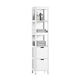 SoBuy Badezimmerschrank Hochschrank Badezimmer Badschrank...