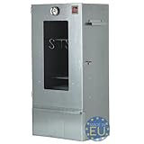 ITA Räucherofen 7000 - Premium Räucherschrank mit 3 Etagen - Legierter Stahl, mit Sichtfenster & Thermometer - EU Qualität Direkt vom Hersteller - Smoker zum Kalträuchern & Heißräuchern