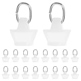 DIYEAH 100 Stück Gardinenschienengleiter: Rollen/Schlaufen/Gleiter für Gardinenschienen – robust und einfach zu montieren für leichtgängiges Gleiten auf Deckenschienen und Raumteilern