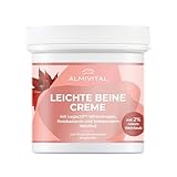 ALMIVITAL Leichte Beine Creme mit rotem Weinlaub & LegActif™ Wirkkomplex | 500ml