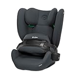 CYBEX Silver Kinder-Autositz Pallas B2 i-Size, ISOFIX, Gruppe 1/2/3 (9-50 kg), Ab ca. 15 Monate bis 12 Jahre, Inkl. Getränkehalter, Cobblestone Grey