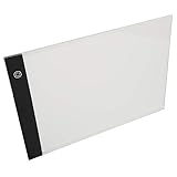 Leuchttisch A3 LED Licht Pad magnetischer Leuchtkasten dimmbares Zeichenbrett mit USB Kabel Copy Board zum Zeichnen Malen Skizzieren Animation Kopieren, 35,5 x 23,5 x 0,4 cm (A4)