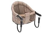 Fillikid Babyworld Tischsitz | Faltbarer Babysitz | Stuhlsitz mit klappbarer Schraubfixierung | Boostersitz mit Anti-Rutsch-Klemmen und Tragetasche | Babysitz für dicke Tischplatten | Tischstuhl