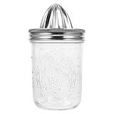 OSOLADY Manuelle Fruchtpresse aus Edelstahl Kompakte Zitronen und Orangenpresse mit Einfachem Reinigungssystem für Zuhause und Picknick