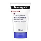 Neutrogena Konzentrierte parfümierte Handcreme (50 ml), beruhigende Handcreme für sehr trockene Hände, spendet intensive Feuchtigkeit mit Glycerin für eine sofortige & langanhaltende Wirkung