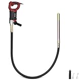 Betonrüttler 1800W mit 2m SCHLAUCHLÄNGE, Elektro Betonverdichter, 35 mm Flaschenrüttler, Rührwellendrehzahl 6000 U/min, Beton Rüttelflasche mit Tragegriff