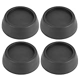 4 Stück Schwingungsdämpfer Waschmaschine & Vibrationsdämpfer rund - Dämpfer & Füße für Trockner - Antivibration - Gummifüße für alle Hersteller