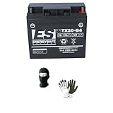 KOMPATIBEL MIT BMW R C Independent 850 Jahr 1999 al 2001 Batterie YTX20-BS ENERGYSAFE ESTX20-B4 VERSIEGELT AKTIVIERT BEREITS GELADEN BATTERIEN 18AH 12V CCA 183A EN 175X72X165MM