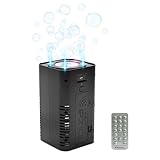 Ibiza - BUBBLE-DREAM - Tragbare batteriebetriebene Seifenblasenmaschine mit farbigen RGB-LEDs - Synchronisation zwischen mehreren Maschinen - Beleuchtete Seifenblase - Fernbedienung