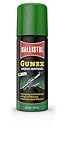 BALLISTOL 22150 GUNEX Waffenöl 50ml Spray – Temperaturbeständiges Waffen-Pflege-Öl – Reinigung, Wartung, Rostschutz