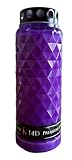 Premium Line 8 St. Zwei Wochenbrenner, Brenndauer bis 14 Tage, Grabkerze, Grabkerzen, Grablampe, Grablicht, Grableuchten, Kerzenlicht, (Violett)