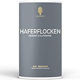 ZELLGUT© Bio Haferflocken - GEKEIMT (450g) - Vollkorn - GLUTENFREI - Basisch - Kernig & ideal für Müsli - biologischer Anbau - Reich an Ballaststoffen und BETA GLUCAN. Gekeimt und schonend getrocknet