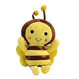 Bee Stuffed Animal, Adorable Bee Stuffed Toy, Fluffy Bumble Bee Plushie, Durable Collectible Bumble Bee Plush Toy with Adorable and Stylish Design for Home Living Room and Bedroom