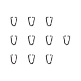 10 Stück Klinge zu Aufhänger Link 6023-710-30 222157 kompatibel mit Ford Schlegelmäher 917 907