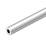 sourcing map 6063 Aluminium Rundrohr Aluminiumrohre 300mm Länge 15mm Außendurchmesser 8mm Innendurchmesser Nahtloses Rohr