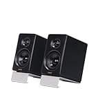 Edifier M60 Multimedia-Lautsprecher Bluetooth 5.3, 66W RMS, Hi-Res Audio & Hi-Res Wireless Audio, LDAC, 3' Mittelbass & 1' Hochtöner, USB-C & Aux-Eingänge, Kompakter Desktop Lautsprecher - Schwarz