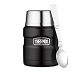 Thermos STAINLESS KING Thermobehälter für Essen schwarz...