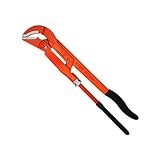 KiBcsLic Wasserpumpenzange Manuelle Rohrzange Wartung Weite Öffnung Nutverbindungszange Backenzungen Und Nutzange Zum Greifen, 1 Inch