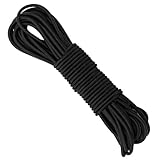 3 mm x 10 m Gummiband Rund,Gummizugband,Gummikordel 3mm,Gummischnur 3mm,Gummi Schwarz,Schwarzes Gummiband,für Zelt,Rucksack,Kordel,Hutgummi(Schwarz)