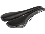 Velo Rennradsattel Speedflex AC, Fahrradsattel, Rennsattel, O-Zone Full Cut, Anatomische Form, V-Cut-Design, AIR Channel Luftstromkühlung, ARC-TECH gefederter Stützpunkt, 275x130mm, schwarz-grau