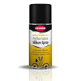 Caramba Performance Silikon Spray, Gleitspray zum Pflegen und Schützen, Schmieröl für Kunststoff, Gummi und Metall, Farblos und Geruchsarm, Mono-Sprühkopf, 100 ml