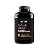 Bio Reishi Extrakt 12000 mg (20:1) - 50% Polysaccharide, 20% Beta-Glucane, 2% Triterpene (Ganoderma Lucidum) - 180 Vegane Kapseln (6 Monate) - Ohne Zusatzstoffe, Ohne Gentechnik - Zenement