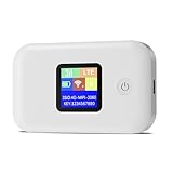 Mobiler WLAN Router, 4G mobiler Wi-Fi-Router portabel,150 Mbit/S,mit SIM-Kartensteckplatz, 3000mAh Akku, mit Typ-C Schnittstelle, Plug & Play,Verbindung von 10 Geräten gleichzeitig