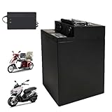 HJGHY 60v 27ah, 60 V 27 Ah 72 V 25 Ah Elektromotorradbatterie 48 V 20,8 Ah 23,4 Ah 52 V 20,8 Ah Ternäre Lithiumbatterien mit Ladegerät für 250 W-1800 W Mopedmotor