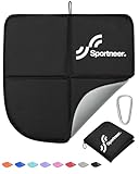 Sportneer Sitzkissen Outdoor, Sitzunterlage Outdoor Wasserdicht Oxford-Stoff Thermo Sitzkissen Faltbar FüR Camping, Wandern, Stadion Und Unterwegs，grau