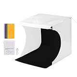 Mini-Fotostudio-Lichtkasten, Kino-Lichtkasten-tragbare faltende Fotografie-Lichtzelt-Kit mit 6-Arten-Farbhintergrund-Fotokasten für kleine Größen-Produkte-Anzeige (6-Farbe)
