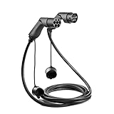 EV Ladegerät EV Ladekabel 32A 22KW Dreiphasenkabel für Elektrofahrzeuge für Kfz-Ladestation Typ 2 EVSE Buchse auf Stecker IEC 62196 (Color : 32A 1Phase-7.2KW, Größe :