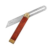 BCENG Multi Winkelschmiege Verstellbarer Multifunktionswinkel T Schmiege Verstellbarer Winkel mit Feststellfunktion Multiwinkel Präzisionswinkel Gehrmaß Winkel für Möbel Architektur DIY Handwerk