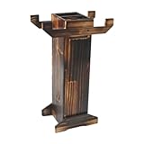 Baoblaze Bogenständer Pfeilhalter Holz Schwertständer Recurve Bogenhalter Bogenschießausrüstung, B