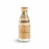 Brotbackmischung 'Zuhause ist wo Dein Herz ist' Backmischung im Glas Flasche Geschenk Geschenkidee Einzug Einzugsgeschenk Umzug neues Haus…