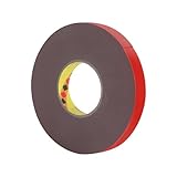 FIUTEKO Doppelseitiges Klebeband Extra Stark,Industriequalität 25mx20mm Hitzebeständiges Wetterfestes Montageband für Autozubehör, DIY Reparatur und Haushalt Schaumstoffband Acryl Hochleistungsband