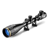 AOMEKIE Gewehrzielfernrohr 4-16X50 AOEG rot/grün beleuchtetes Rapid Range Absehen Luftgewehr Rotpunktvisier mit 22mm Picatinny-Schienenmontage