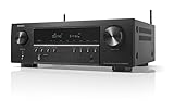 Denon AVR-S660H 5.2 Ch AVR (Modell 2021), Advanced 8K Upscaling, 3D Audio - Dolby TrueHD, DTS:HD Master, Amazon Alexa