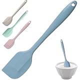 Littl Silikon-Spatel, 21,1 cm, hitzebeständig, Mini-Gummi-Schaber zum Kochen, antihaftbeschichtete Glasspatel mit nahtlosem Design, kleine Küchenutensilien zum Mischen von Marmelade, Kuchen und