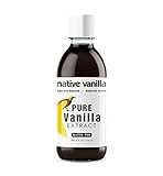 Native Vanilla - Vanille-Extrakt - 118ml (4 oz) - hergestellt aus Schoten von Premium-Vanilleschoten - Für Köche und zum Kochen, Backen und Dessertherstellen zu Hause