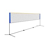 Badminton-Netz-Set mit Aufbewahrungstasche für Wettkämpfe, für Court, Hinterhof, Rasen