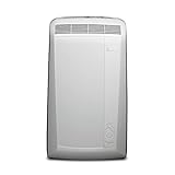 De'Longhi Pinguino PAC N82 ECO, Mobile Klimaanlage für Räume bis zu 80 m³, 9.400 BTU/h, 2,4 kW, 63 dB, Entfeuchtungsfunktion, Energieeffizienzklasse A, 12h-Timer, Weiß