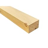 acerto 41080 Konstruktionsvollholz 38x60mm - Material: Fichte - Bauholz Neuware (B/C-Ware) - Kantholz für Hausbau, Zäune & Überdachungen - Holzbretter dimensionsstabil (4 Stück, 200cm)