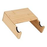 Fahrradträger, Holz-Fahrradhalterung zur Aufbewahrung, robuster, platzsparender Organizer mit Aufhänger-Design, Fahrrad-Haken für Innenbereich, Haus, Werkstatt und Garage, 27,9 x 26,4 x 9,4 cm