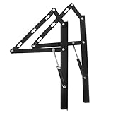 Yardenfun Hydraulische Betthydraulikstangen 400mm Satz Pneumatischer Bettliftmechanismus Stabile Hubstützen für Bettgestell und Schlafsofa Universelle Möbelbeschläge für Schlafzimmer