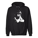 lelei Mikasa Ackerman Herren-Sweatshirt, Schwarz , XXXL