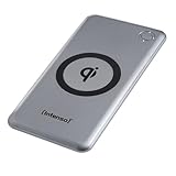 Intenso 7343531 Powerbank WPD10000, externes Ladegerät mit Wireless Charging, Power Delivery und Quick Charge (10000mAh, geeignet für Qi-fähige Smartphone/Tablet PC) Silber