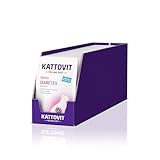 KATTOVIT - Diabetes Nassfutter für Katzen | Diät-Katzenfutter | Alleinfuttermittel im Frischebeutel für Katzen mit Diabetes. Blutzuckerregulierendes Katzendiätfutter | 24 x 85 g Lachs