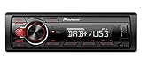 Pioneer MVH-130DAB, 1DIN Autoradio mit RDS und DAB+, USB, AUX-Eingang, geringe Einbautiefe