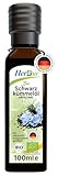 HerbBio Bio Schwarzkümmelöl kaltgepresst Gefiltert 100ml - Hoher Gehalt an THYMOCHINON - 100% naturrein Black seed oil - aus ägyptischen Nigella Sativa - mühlenfrisch direkt vom HerbBio