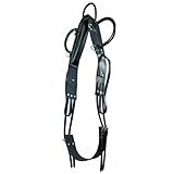 Brama West Voltigiergurt und Reitlerngurt Training schwarz - Gr. Cob